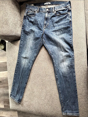 Pacsun Eco Medium Blue Straight Jeans Straight Leg Jeans in Blue